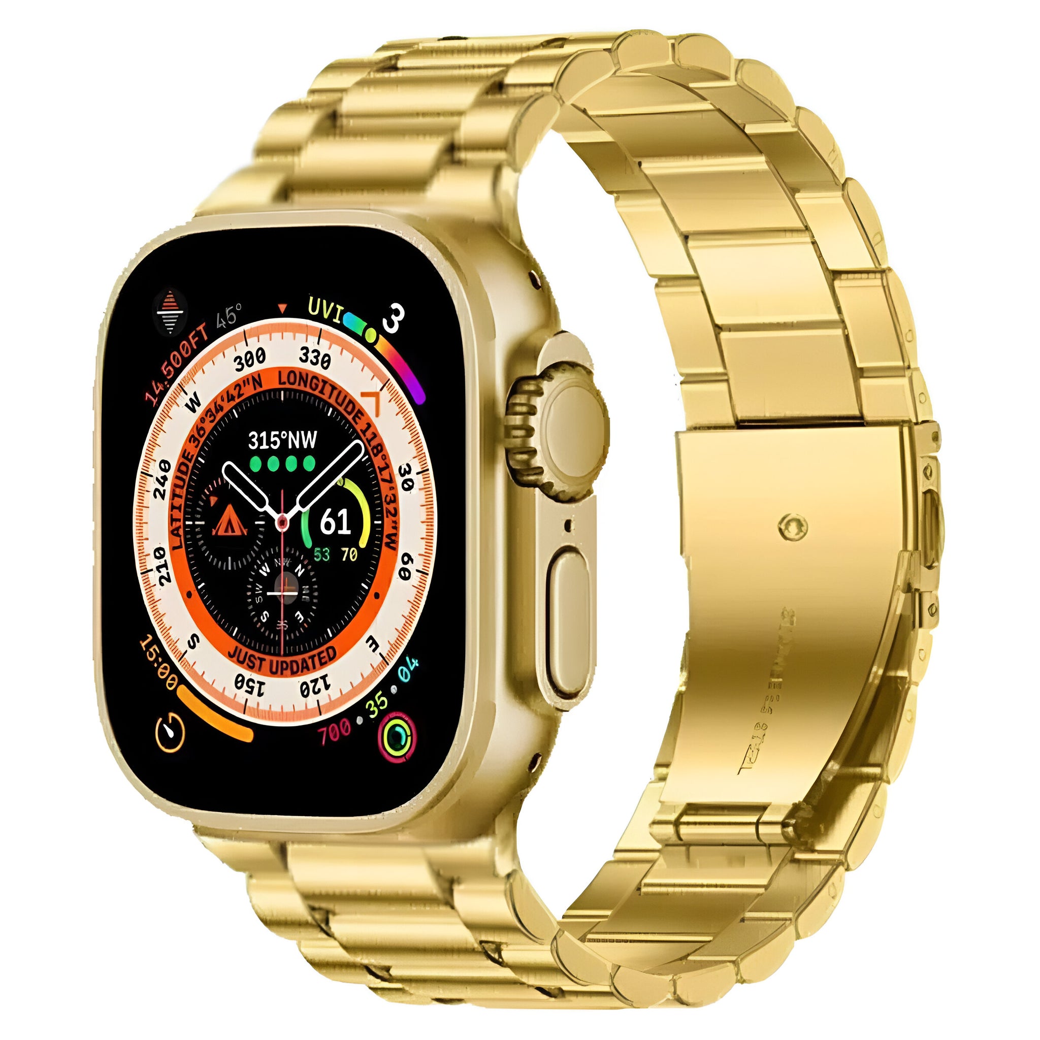 Hk9 Ultra Golden Smart Watch